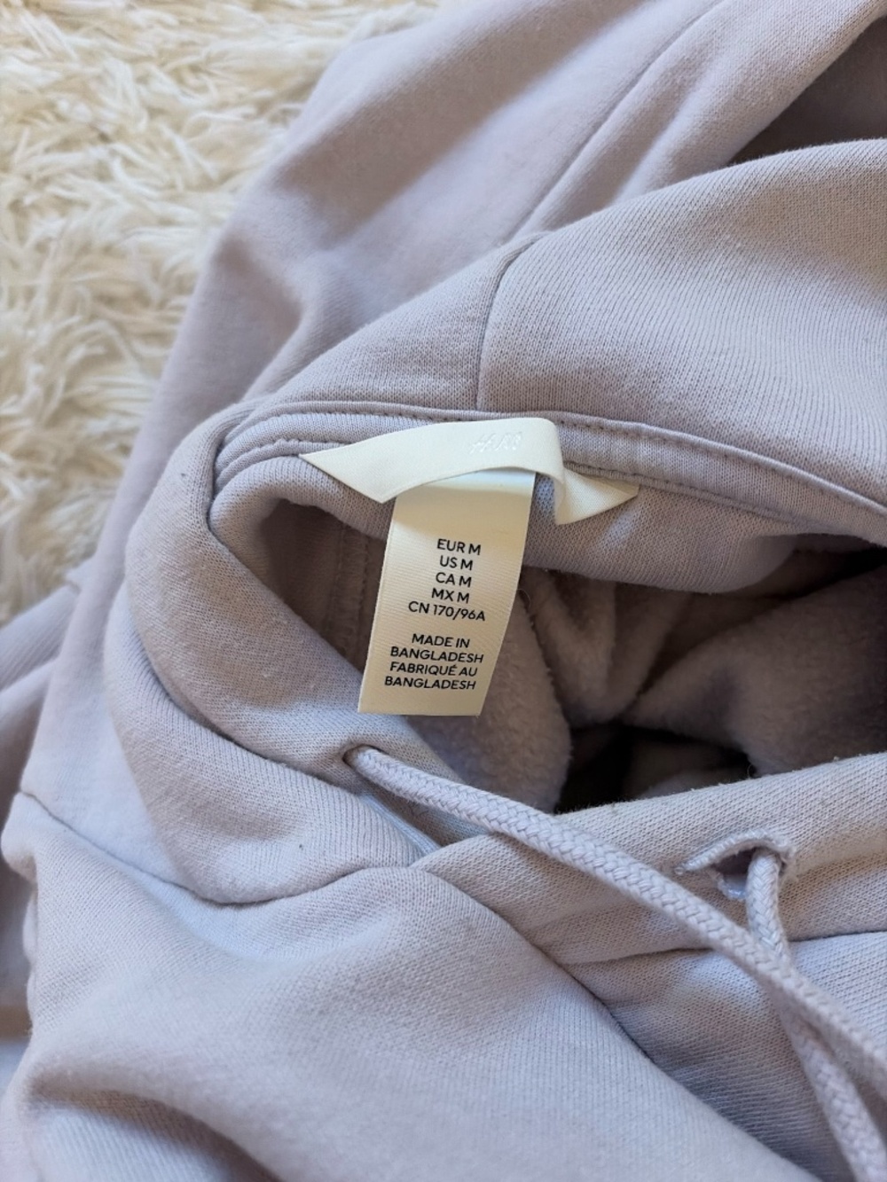 H&M Light Blue Women's Hoodie size M - Picture 4 of 4